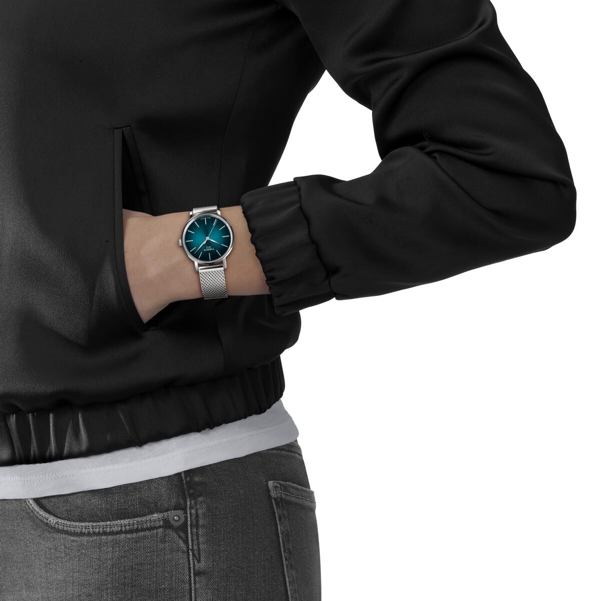 Tissot Everytime Quartz 34mm Turquoise Dial weared