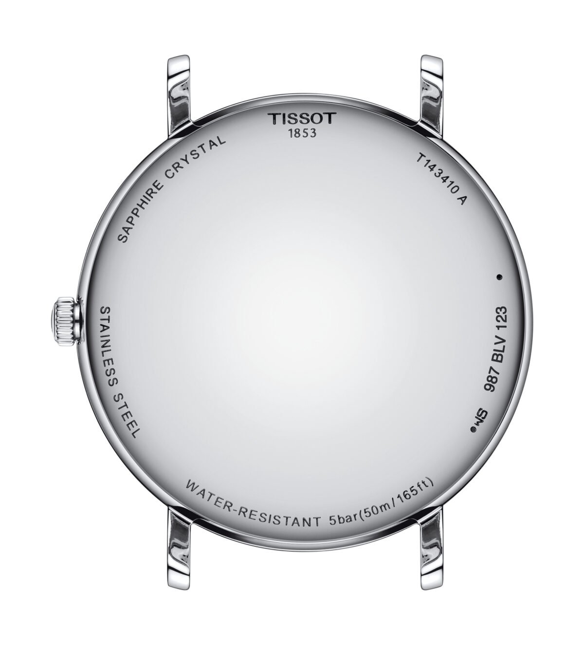 T143.410.11.091.00-1 Tissot Everytime Quartz 40mm Turquoise Dial back