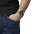 T143.410.11.091.00-3 Tissot Everytime Quartz 40mm Turquoise Dial weared