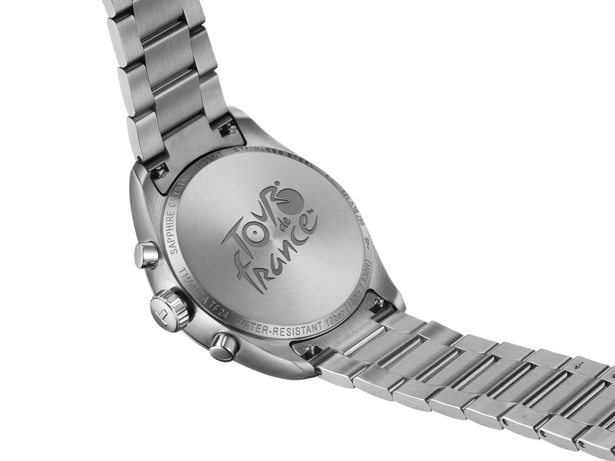 Featured ALT: Tissot PR 100 Tour De France Quartz Chronograph 40mm Black Dial open back
