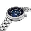 T152.223.11.496.00-1 Tissot Désir Moonphase 29.6mm Blue Dial with Diamonds open top T152.223.11.496.00