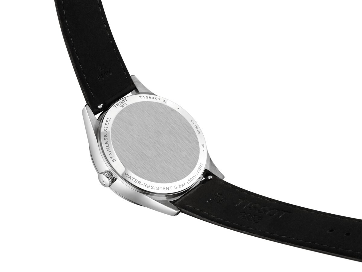 T158.407.16.041.00-5 Tissot Classic Dream Powermatic 80 40mm Blue Dial open back