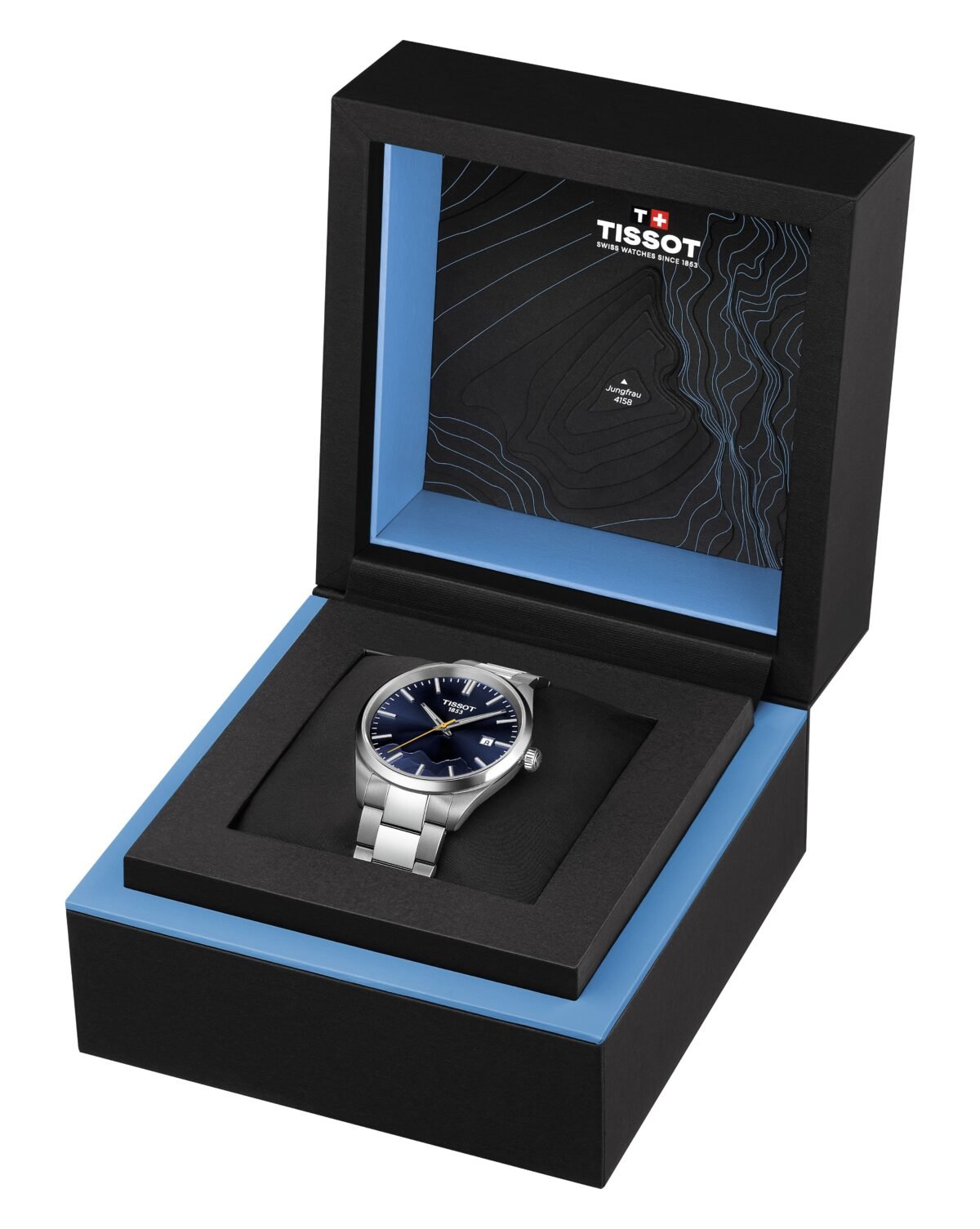 Tissot PR 100 Jungfraubahn 40mm T150.410.11.041.02 open box